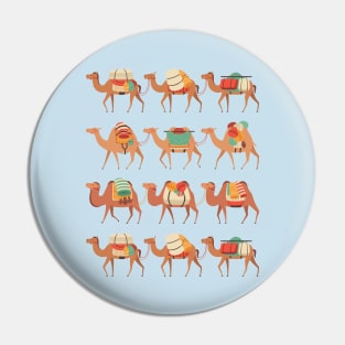 Cute Camels Desert Animals Pin