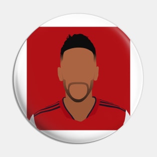 Pierre-Emerick Aubameyang Minimalistic Face Art Pin