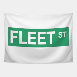 Fleet Street - Sweeney Todd Green Tapestry