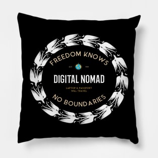 The Digital Nomad Life Pillow