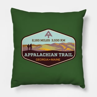 Appalachian Trail - Georgia to Maine - Trail Hiking Badge Pillow