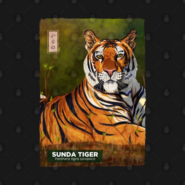 Sunda Tiger - Black by Thor Reyes