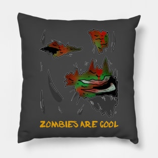 zombies are cool Pillow