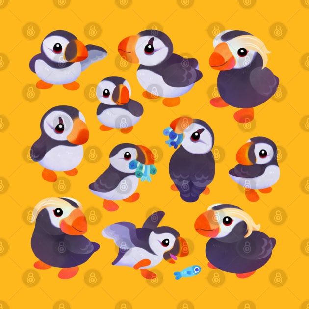 Happy puffin by pikaole