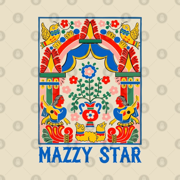 Mazzy Star - Psychedelic Fan Art Design by unknown_pleasures