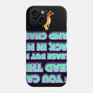 Funny If You Can Read This Put Me Back Camp Camping Phone Case