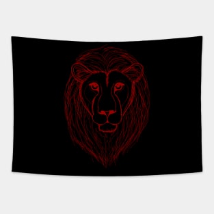 Lion (Red) Tapestry