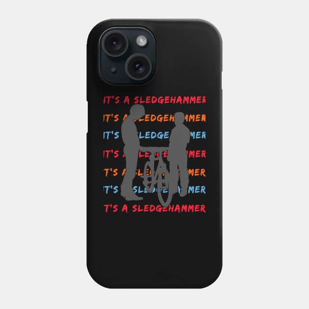 It A Sledgehammer Phone Case by CustomPortraitsWorld