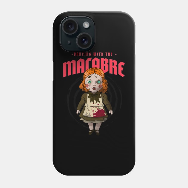 Scary Haunted Doll Creepy Phone Case by Tip Top Tee's