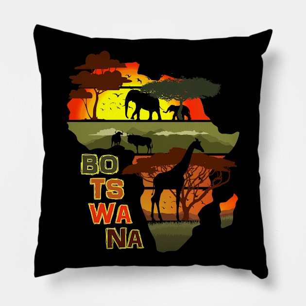 Botswana Pillow by Nerd_art