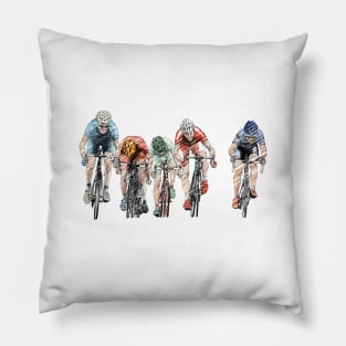 Racing bike race Pillow