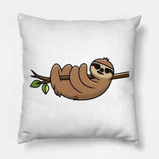 Slothful Daydream Pillow