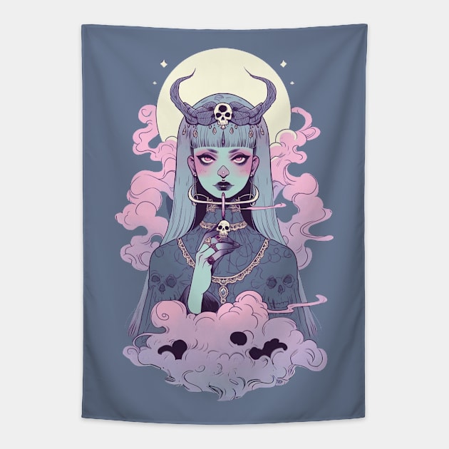 Dark Witch Tapestry by DarkSideRunners