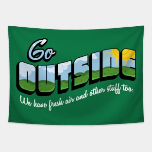 Go Outside Tapestry