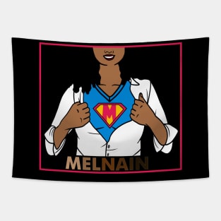 Afro African Woman, Melanin Superhero Tapestry