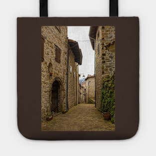 Street in Poffabro, North East Italy Tote