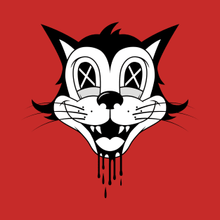 Retro Cat / Cross Eyes T-Shirt