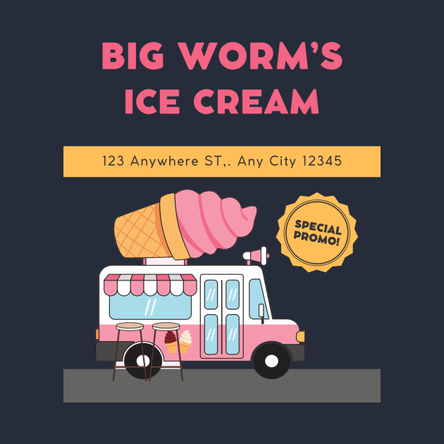 Big worm's ice cream by Pop on Elegance