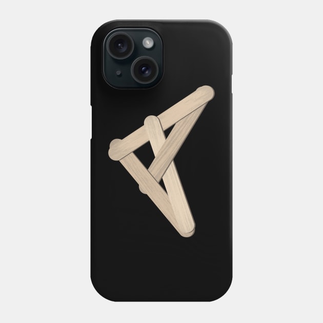 Ice Cream Stick Ninja Star Phone Case by GloopTrekker Select