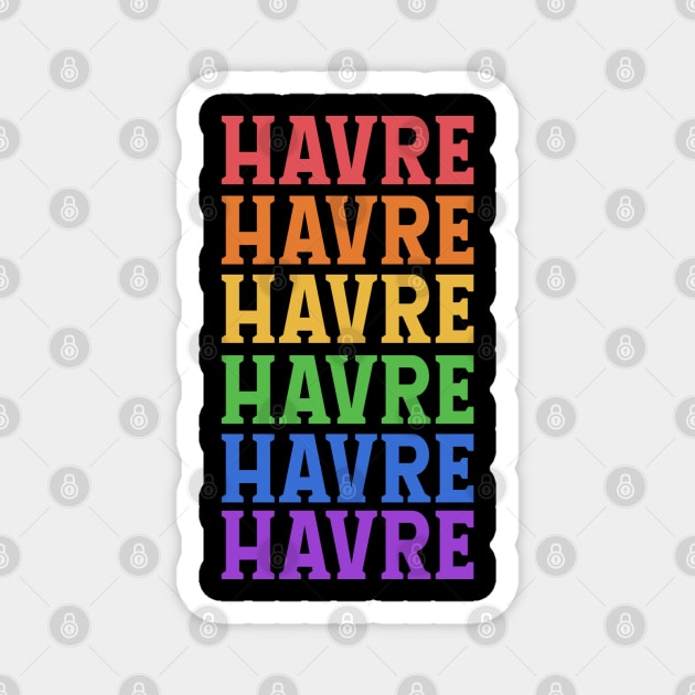 HAVRE MONTANA Magnet by OlkiaArt