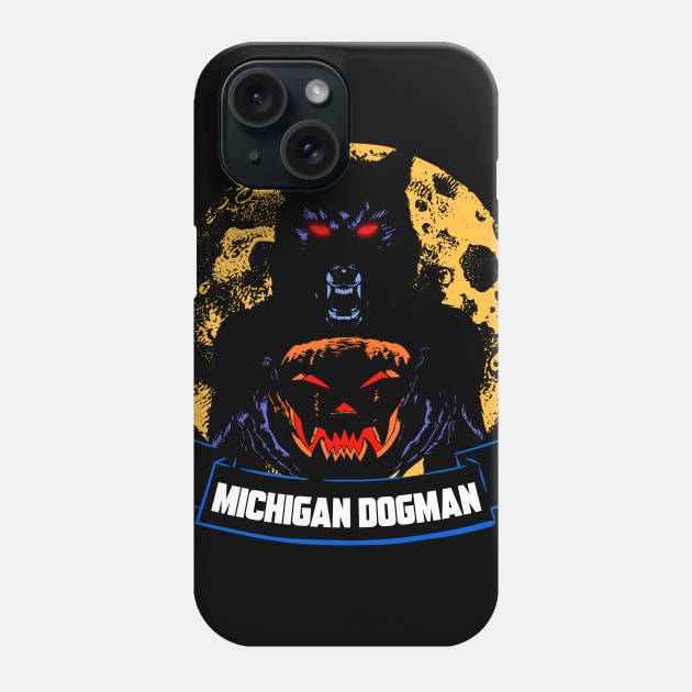 MICHIGAN DOGMAN ARTWORK Phone Case by theanomalius_merch