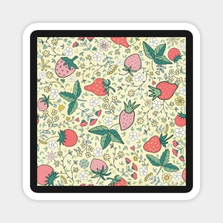 Spring Strawberries Magnet