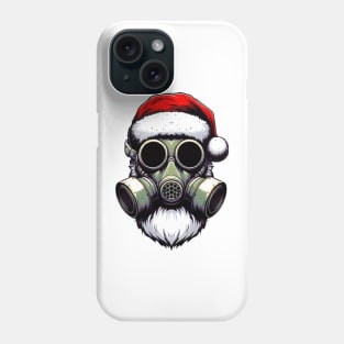 gas mask apocalypse santa claus Phone Case