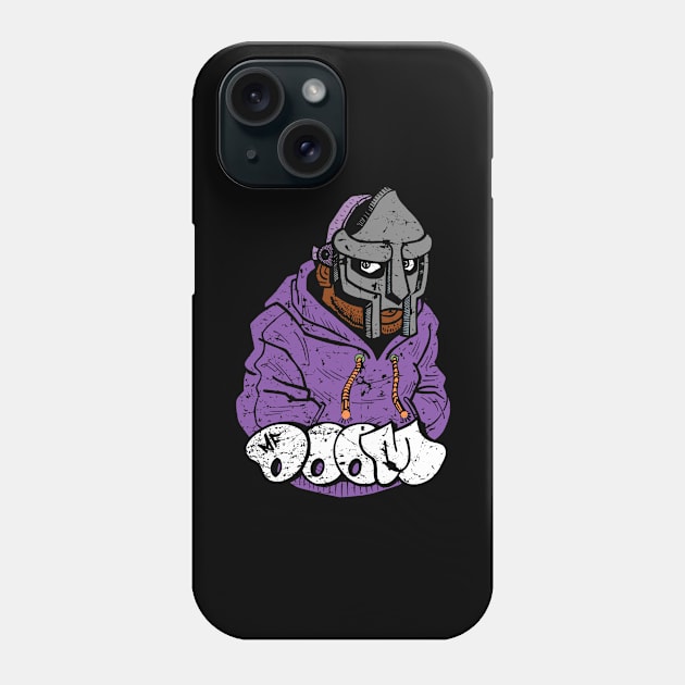 mf doom purple hoodie vintage Phone Case by segarkering