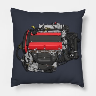 4G63 engine sticker Pillow