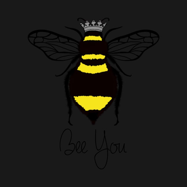 Bee you bumblebee with crown by KaisPrints