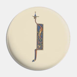 Illuminated Initial J Pin