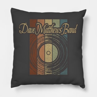 Dave Matthews Band Vynil Silhouette Pillow