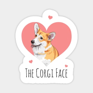 Corgi Face Funny Dog Lover Gifts Magnet