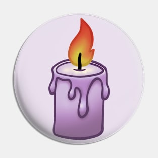 Purple Candle Pin