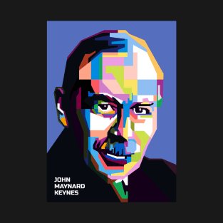 Abstract Maynard keynes in WPAP T-Shirt