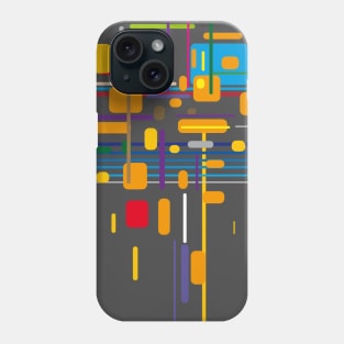 minimal architecture- funny colors Phone Case