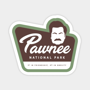 Ron Swanson Parks and Rec Pawnee National Parks Magnet