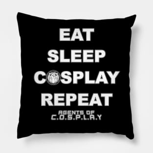 Eat. Sleep. Cosplay. Repeat Pillow