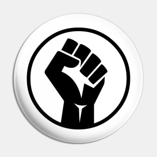 Black Power Fist Pin