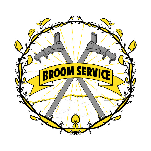 Broom Service Fancy Grey by T.A. Teufel