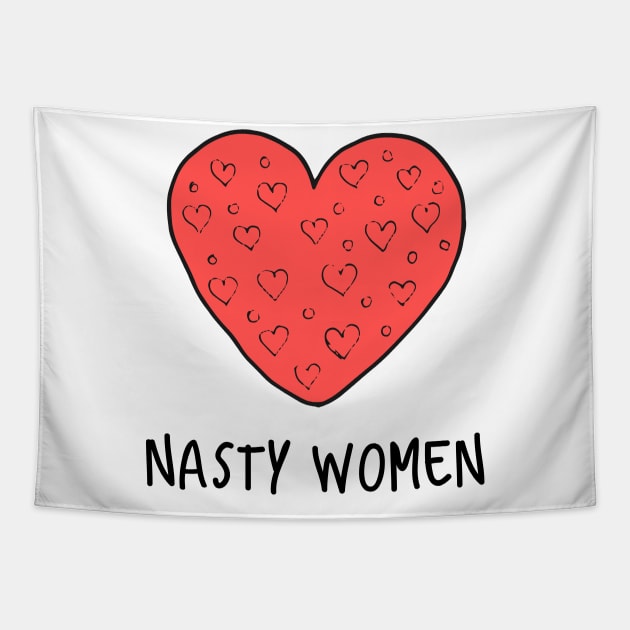 nasty women i'm with her Tapestry by lone8