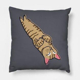 Funny Cat #3 illustration in Weirdtual Reality Pillow