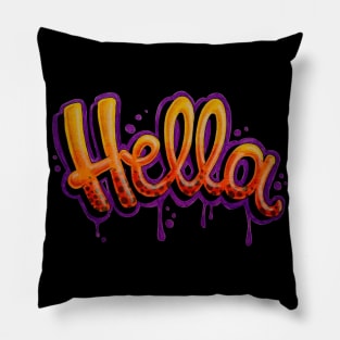 Hella (Black) Pillow