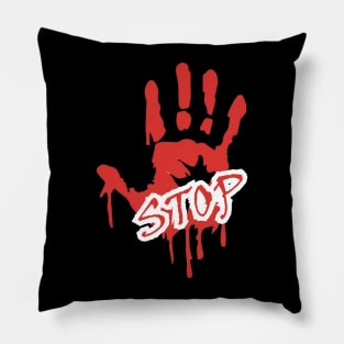 Stop Hand Pillow