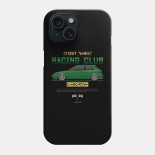 Midnight Racer Green EK 9 JDM Phone Case