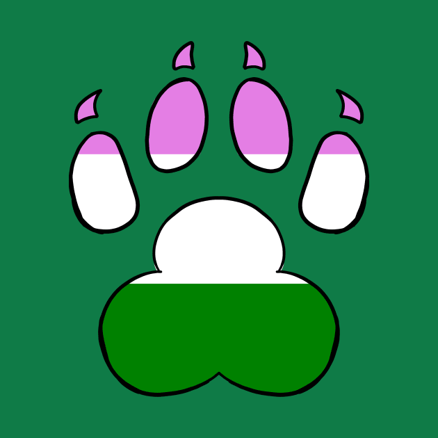 LGBTQ+ Paw Print Flags by ThatCatObsessedDemon