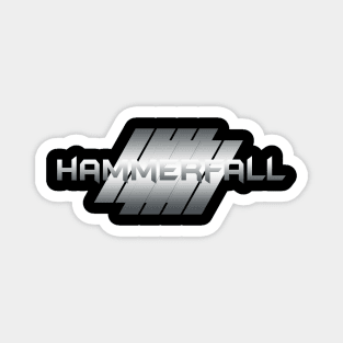 Metallic Illustration hammerfall Magnet