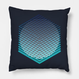 Abstract geometric optical illusion Pillow