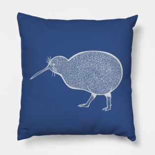 Kiwi Bird - hand drawn bird lovers animal art Pillow