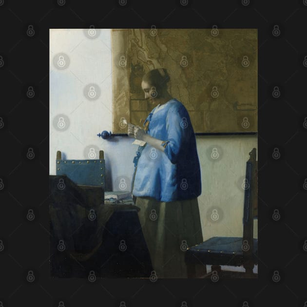 Vermeer - Woman Reading a Letter by SHappe